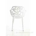 Design original Peony Auminium Dinning Armchair Garden Cadeira